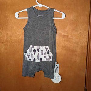 Moon & Beck Ice Cream Romper sz 0/3 months